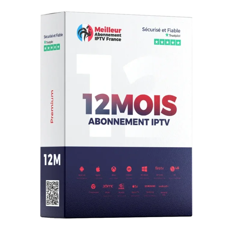 france IPTV abonnement 12 Mois – abonnement IPTV 12 mois premium en France, streaming HD/4K stable, compatible Smart TV, Android, iOS et Fire TV