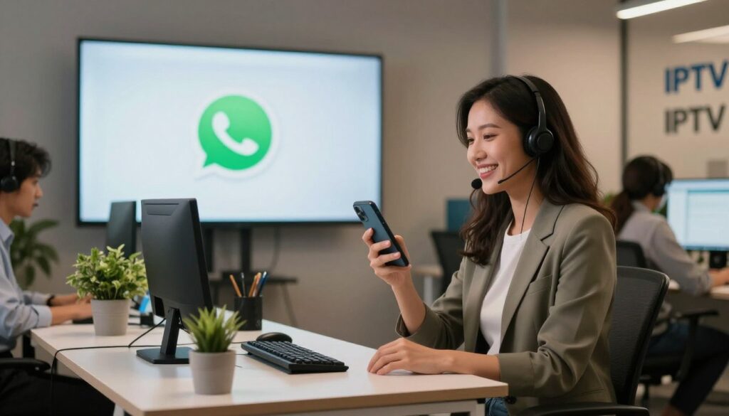 Support client professionnel pour abonnement IPTV avec assistance WhatsApp rapide et fiable