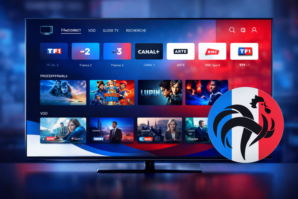 France IPTV 2026 avec abonnement IPTV France fiable sur Smart TV