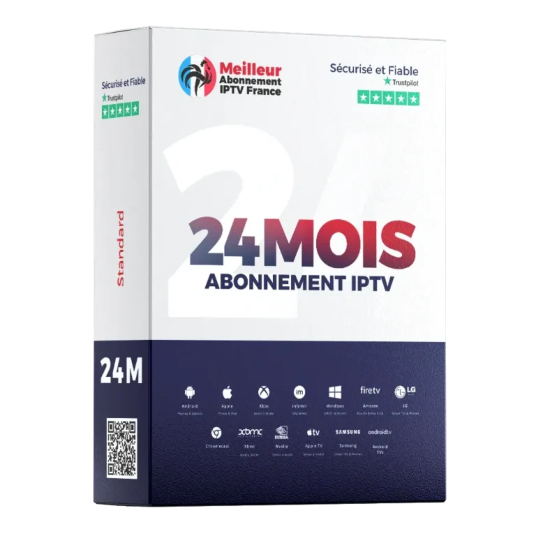 france IPTV abonnement 24 Mois – meilleur abonnement IPTV France 24 mois standard pas cher, streaming HD/4K stable, compatible Smart TV, Android, iOS et Fire TV
