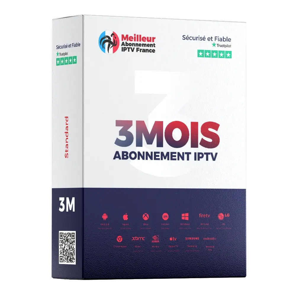 abonnement iptv 3 mois premium – offre IPTV France sécurisée et fiable compatible Smart TV, Android, iOS